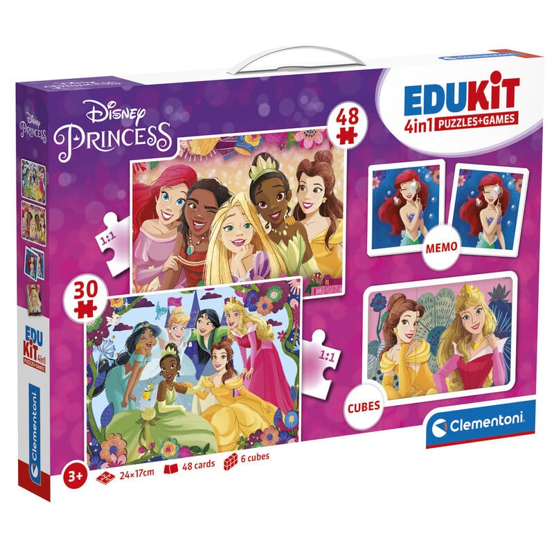 Edukit 4 en 1 Princesas Disney