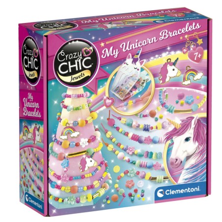 Juego Crear Brazaletes Unicornio Crazy Chic