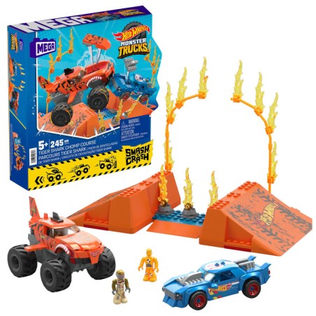 MEGA Construx Pista Tiger Shark Monster Trucks Hot Wheels