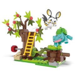 MEGA Construx Emolga & Bulbasaur en el Bosque Encantador Pokemon