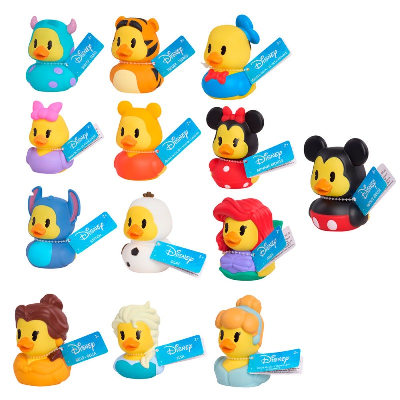 Pato goma Disney 6cm surtido