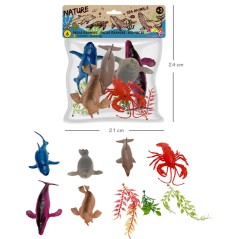 Set Animales Marinos surtido 6pzs