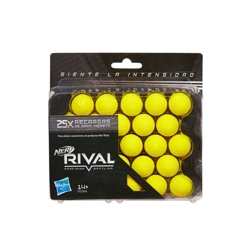 Blister 25 Recargas Rival Nerf