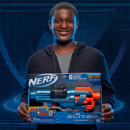 Lanzador Commander RC-6 Elite Nerf