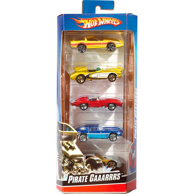 Blister 5 coches Hot Wheels surtido*