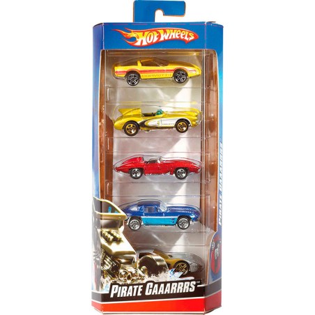 Blister 5 coches Hot Wheels surtido*