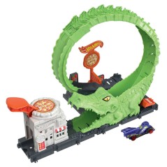 Pista Ataque del Cocodrilo City Hot Wheels