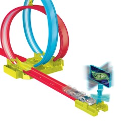 Pista Acrobacias Laser Neon Speeders Hot Wheels