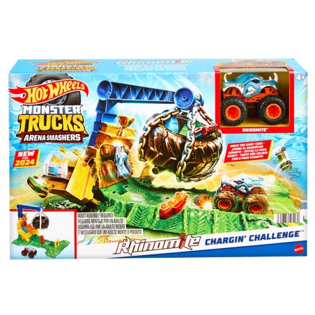 Pista Reto de Rhinomite Arena Smashers Monster Trucks Hot Wheels