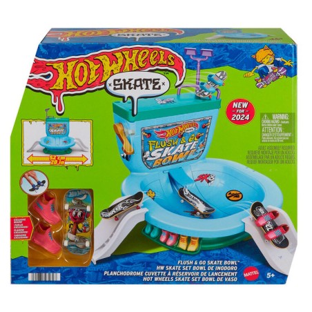 Set Bowl de Inodoro Skate Hot Wheels