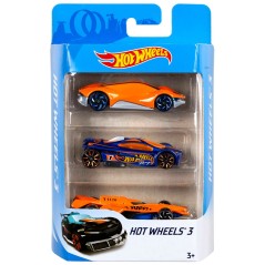 Blister 3 vehiculos Hot Wheels surtido