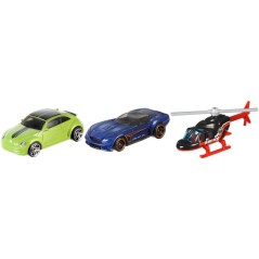 Blister 3 vehiculos Hot Wheels surtido