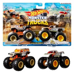 Blister 2 coches Demolicion Monster Trucks Hot Wheels surtido