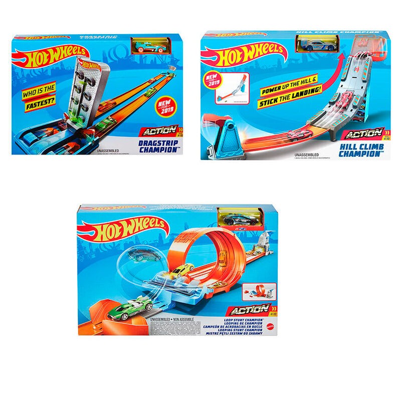 Pista Campeonato de Velocidad Hot Wheels surtido