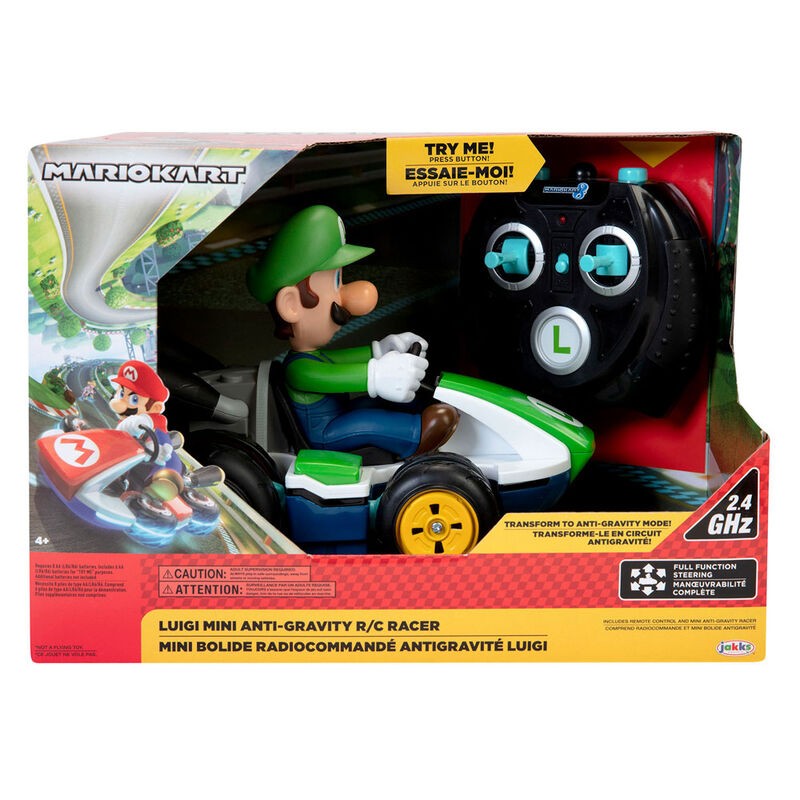 Coche Mini RC Racer Luigi Mario Kart Nintendo radio control