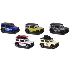 Blister 5 coches metal Suzuki Jimy 7,5cm