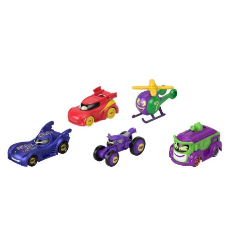 Blister 5 Coches Batwheels DC Comics