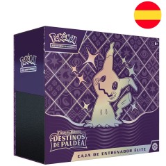 Estuche juego cartas coleccionables Destinos de Paldea Escarlata y Purpura Pokemon Español