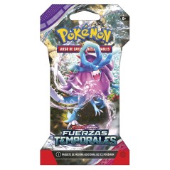 Sobre juego cartas coleccionables Fuerzas Temporales Escarlata y Purpura Pokemon español surtido