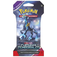 Sobre juego cartas coleccionables Fuerzas Temporales Escarlata y Purpura Pokemon español surtido