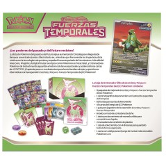 Estuche surtido juego cartas coleccionables Elite Fuerzas Temporales Escarlata y Purpura Pokemon español