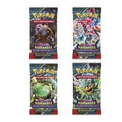 Sobre juego cartas coleccionables Mascarada Crepuscular Escarlata y Purpura Pokemon Español surtido