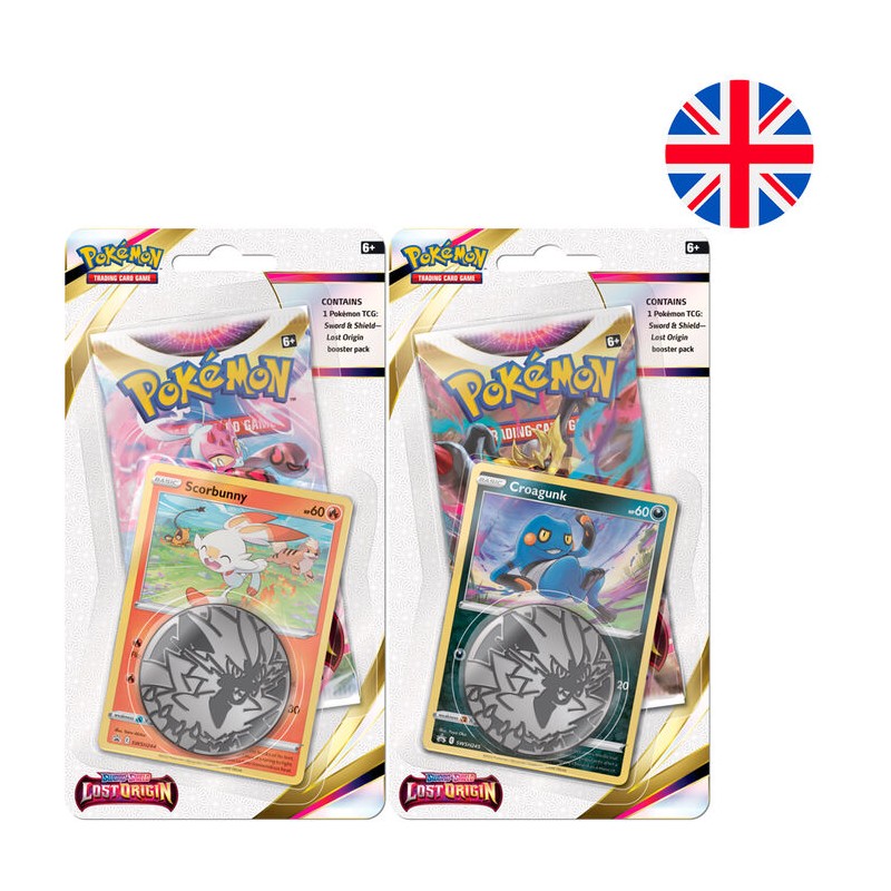 Blister juego cartas coleccionables Espada y Escudo Pokemon ingles surtido