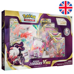 Blister juego cartas coleccinables Hisuian Zoroark VStar Pokemon ingles