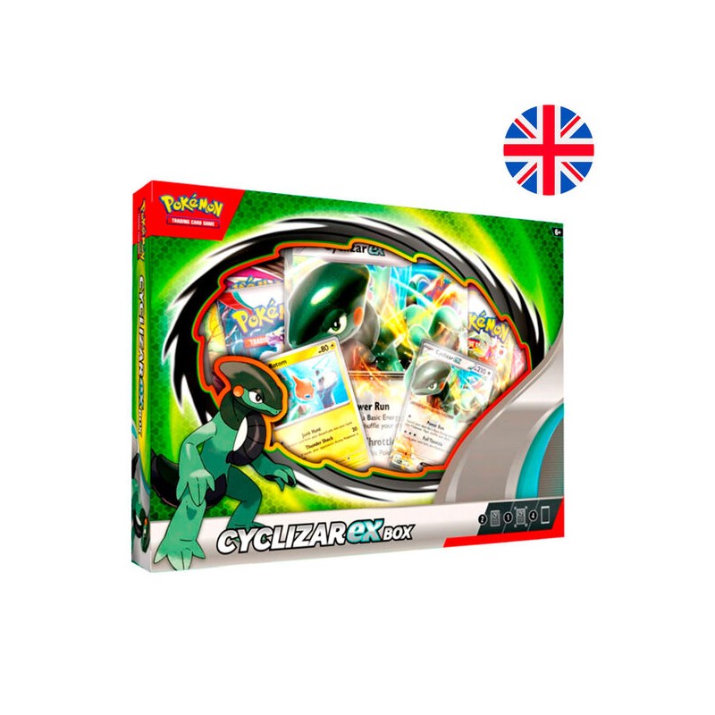 Blister juego cartas coleccionables Cyclizar Ex Pokemon ingles