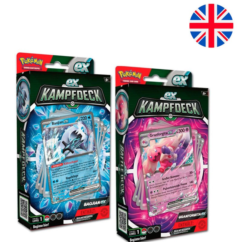 Baraja juego cartas coleccionables Kampfdeck Pokemon surtido ingles