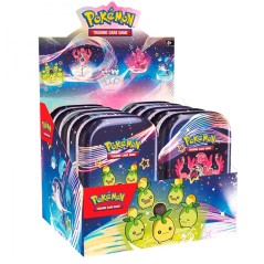 Mini lata juego cartas coleccionables Pokemon ingles