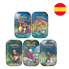 Lata juego cartas coleccionables Pokemon surtido Español