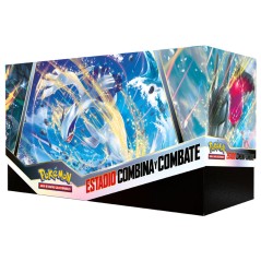 Estuche Juego Cartas Coleccionables Estadio Combina y Combate Tempestad Plateada Pokemon español