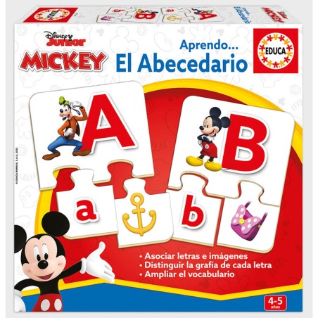 Juego Aprendo el abecedario Mickey Disney