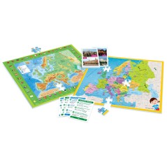 Juego puzzle Mapa Geo descubre Europa