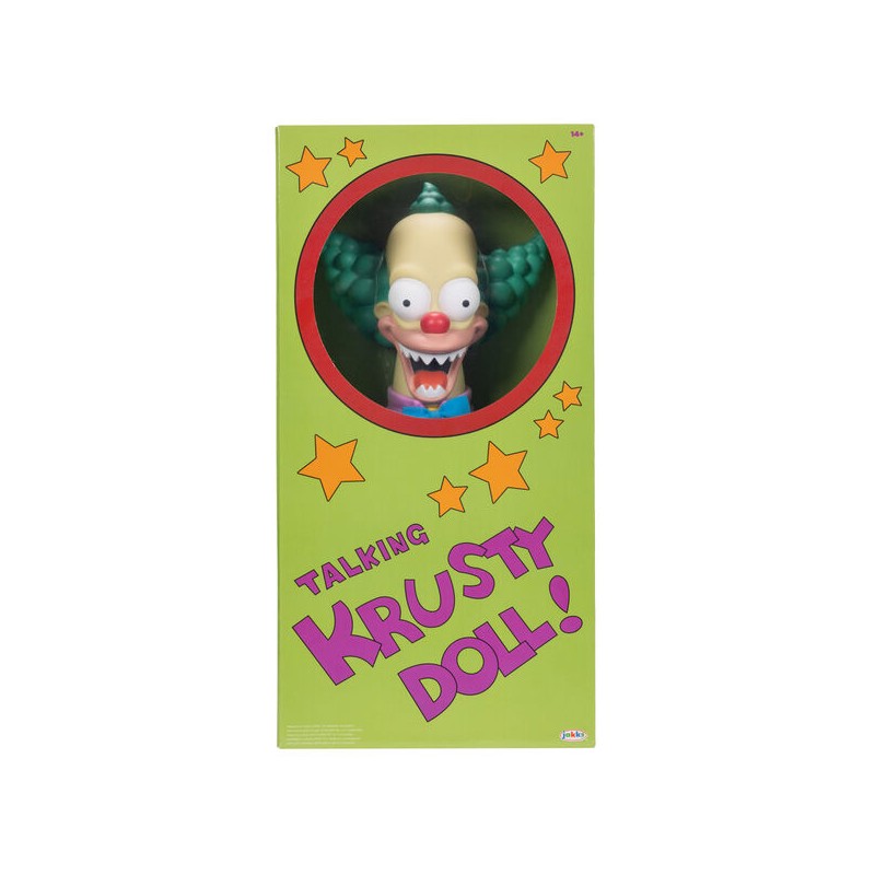 Muñeco parlante Krusty El Payaso Los Simpsons ingles 44cm