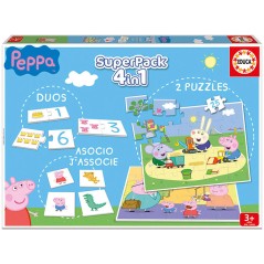 Super pack 4 en 1 Peppa Pig