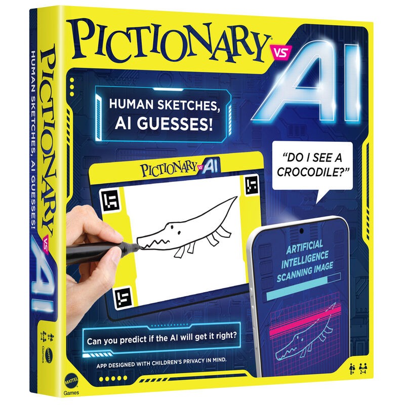 Juego mesa Pictionary vs Inteligencia Artificial español