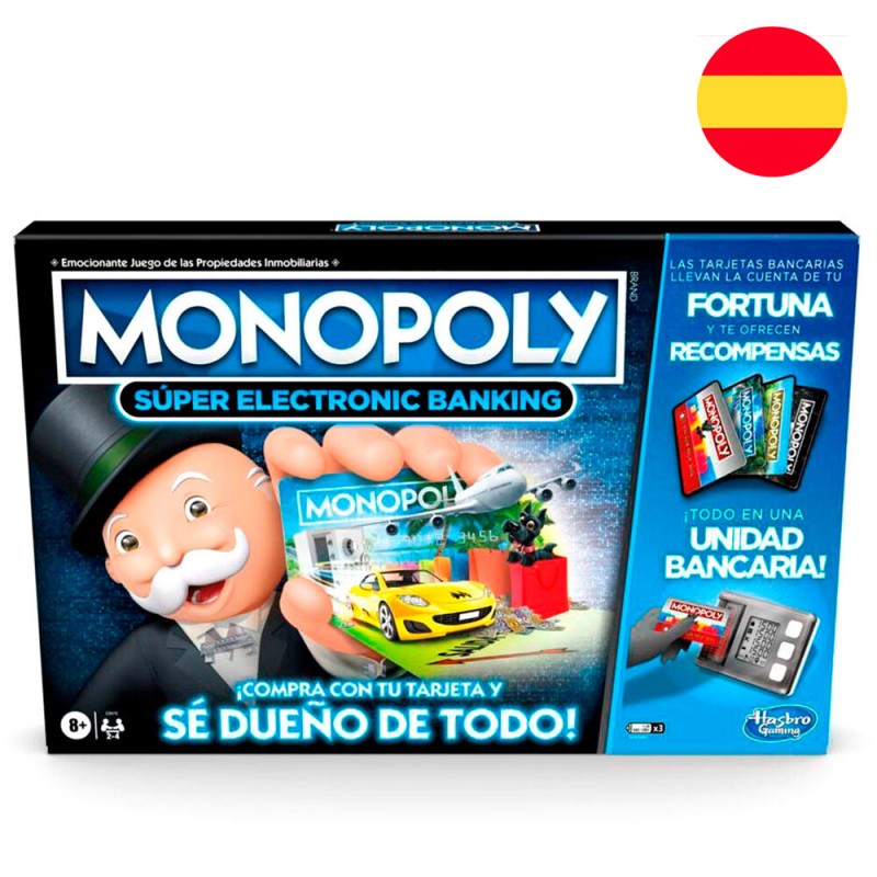 Juego mesa Monopoly Super Electronic Banking