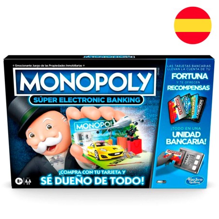 Juego mesa Monopoly Super Electronic Banking