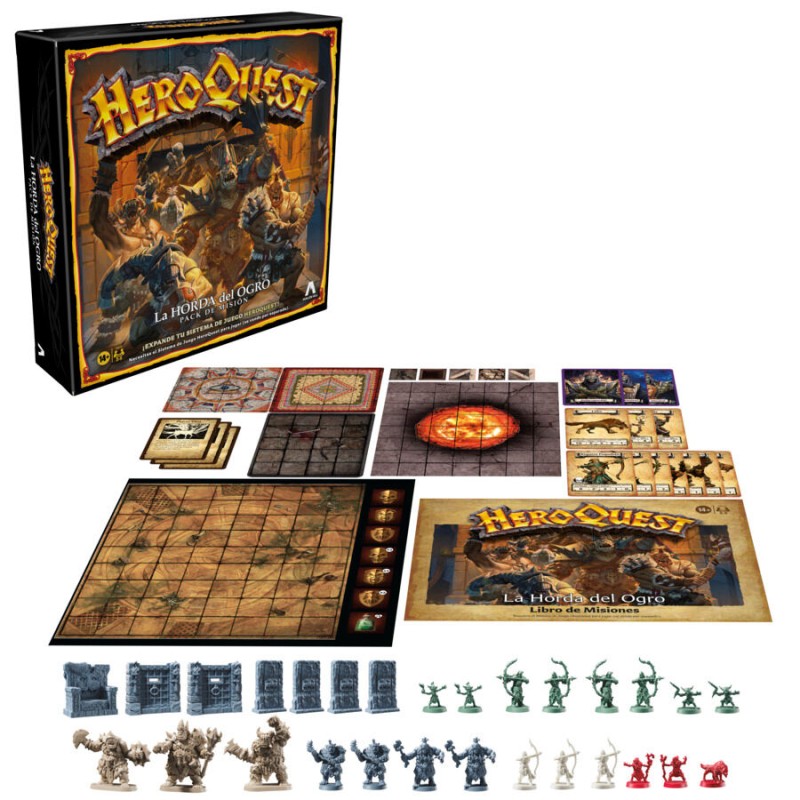 Expansion juego mesa La Horda del Ogro Heroquest español