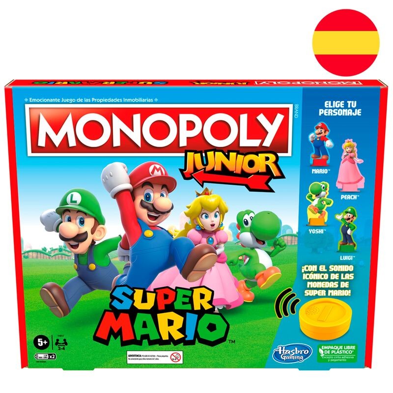 Juego Monopoly Junior Super Mario español