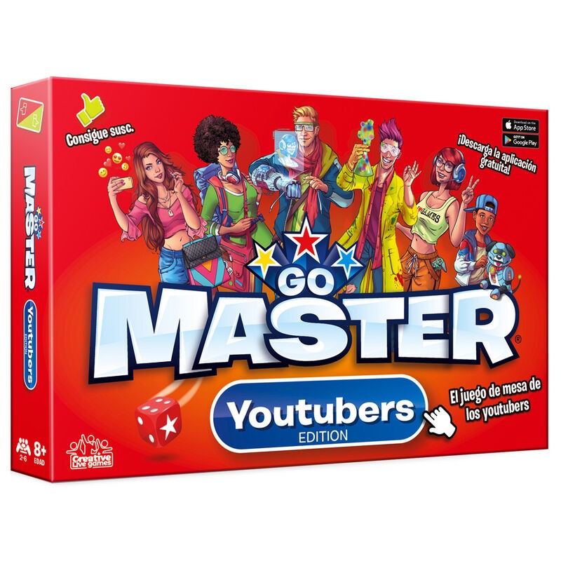 Juego mesa Go Master Youtubers Editon español