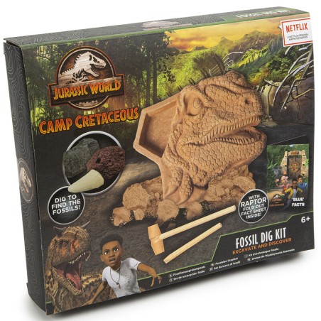 Kit Excavacion de Fosiles Camp Cretaceaus Jurassic World