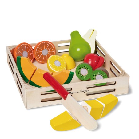 Set frutas para cortar madera 17pzs