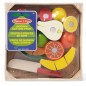 Set frutas para cortar madera 17pzs