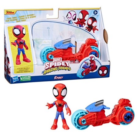 Vehiculo Moto Spidey - Spidey Amazing Friends Marvel