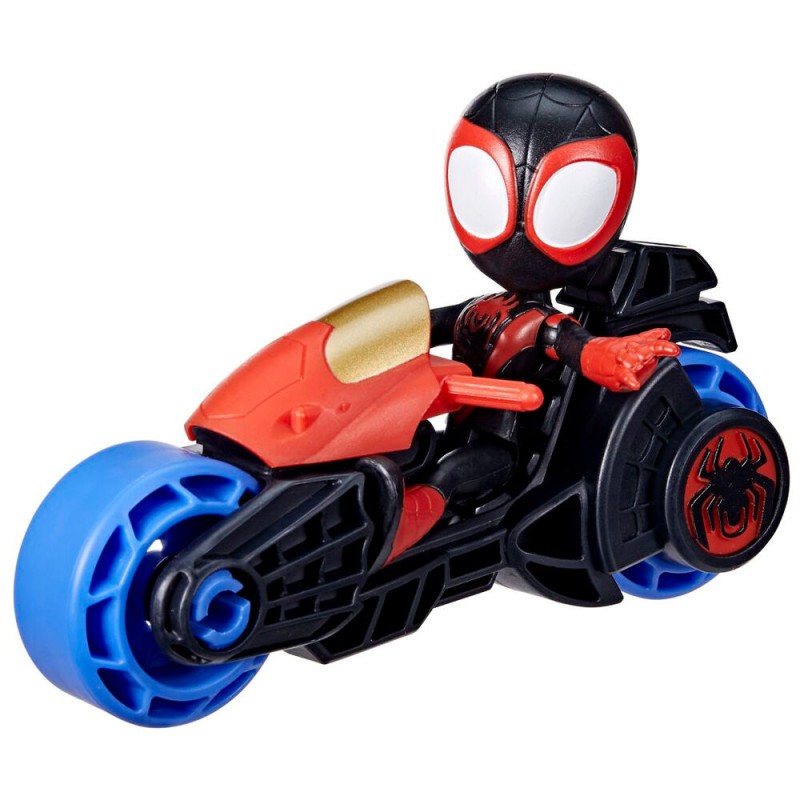 Vehiculo Moto Miles Morales Amazing Friends Marvel