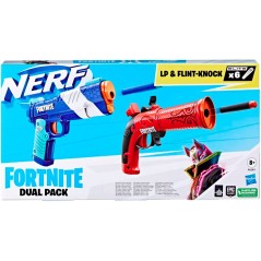 Lanzador Dual LP & Flint-Knock Fortnite Nerf