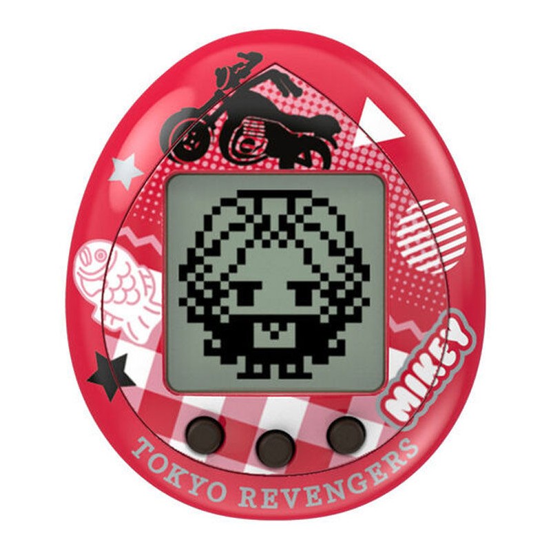 Figura soporte Manjiro + Tamagotchi Hugmy Tokyo Revengers